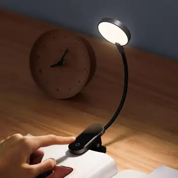 LED Posnetek namizne Svetilke USB Polnilne Stepless Zatemniti Brezžični Desk Lučka za Branje Svetlobe LED Nočna Lučka za Prenosni računalnik Lučka