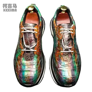 yingshang nov prihod moških priložnostne čevlji moški noja, usnje, usnjeni čevlji moški nesreča čevlji