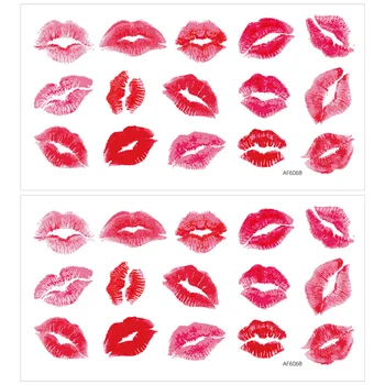 Vinilna Valentine Samolepilna Nalepka Diy Ustnice Stranka Ustnice Dekor Nalepke Redfestive Lepljiv Dan Trendy Self Oklepa Izmenljive