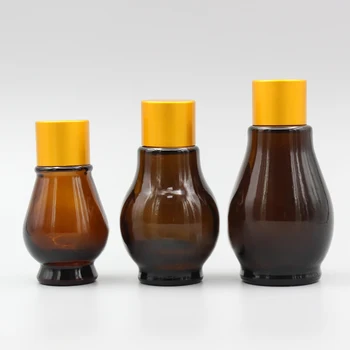 Amber Eno Gourd Stekleni Embalaži Kozmetike,30ml Prazno Steklenico s Zajema