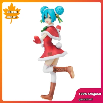100% Prvotne:Luštna punca Miku 2021 božič VER.24 cm PVC Dejanje Slika Anime Slika Model Igrače Slika Zbirka Lutka Darilo