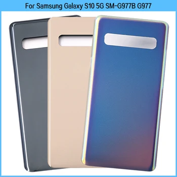 10PCS Za Samsung Galaxy S10 5G SM-G977B G977 Baterije Hrbtni Pokrovček Zadnja Vrata 3D Steklena Plošča S10 5G Baterije, Ohišje Primeru Lepilo
