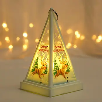 Lepo Luč Svetilke Svetijo v temi Tri-dimenzionalni Božič Čudovit Večer Luč Obesek 4 Stilov Noč Luč za Dom