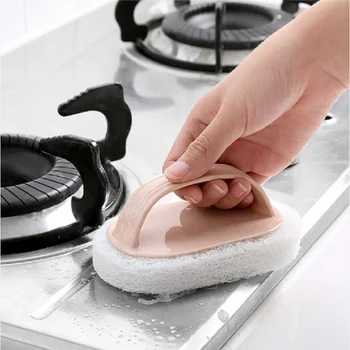Gospodinjski kuhinja in kopalnica čiščenje krtačo Očistite kopalnico stene, ploščice, čopič, talna krtača
