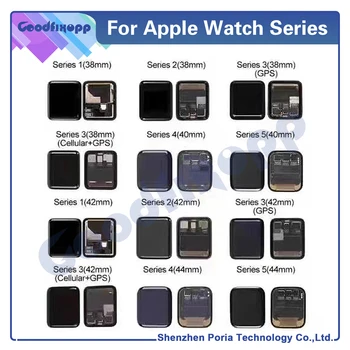 100% Test AAA Za Apple Watch Serija 1 2 3 4 5 SE 6 38 mm 42mm 40 mm 44 mm LCD-Zaslon Senzor za Zaslon na Dotik, Računalnike Skupščine