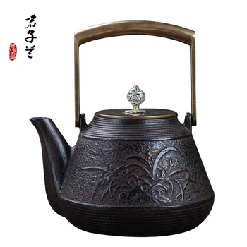 Železo čajnik Južni imitacija železa Japonskem pot iz bakra in baker orhideja je cvet železa lonec