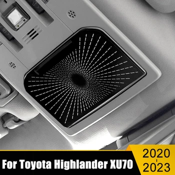 Avtomobilska dodatna Oprema Za Toyota Highlander XU70 2020-2022 2023 Avdio Trak Zaščitni Rog Nagib Svetilke Trim Očesa Branje Svetlobe Pokrov