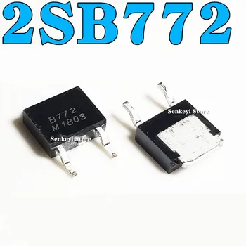 Novi originalni 2SB772 B772 SMD, DA-252 največ 40v 3A 30W PNP tranzistor SMD
