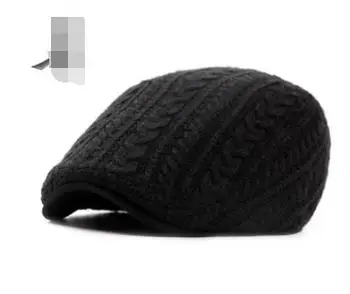 1pcs/veliko anglija slog ženska moški pleteni berets 