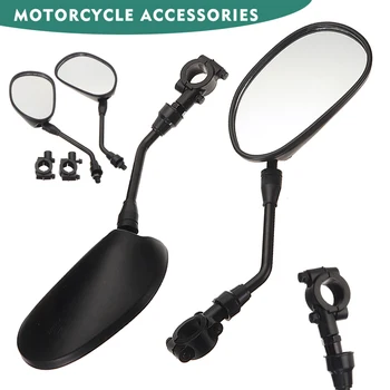 Mayitr 1 nastavite ATV Motocikel Pogled od Zadaj Stranska Ogledala Rearview Mirror M10 Ogledalo Držalo Sukanca Luknjo Deli