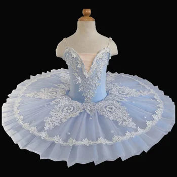 2022 Modra Bela Balerina Obleko Strokovno Balet Tutu Otrok, Otroci, Dekleta Odraslih Swan Lake Kostume Balet Obleka Ženske Obleke
