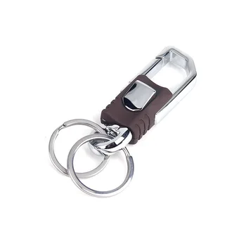 Keychain Preprost Stil Praktično Modi Tipke Obroči Pasu Visi Iz Nerjavečega Jekla Priročno Lockchain Zbirka