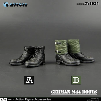 Nemška Vojska M44 Čevlji 1/6 Obseg Moški Vojaške Vojaki, Usnje Moški Čevlji Za 12 Akcijski Slika Lutka Mini Darilo Igrače