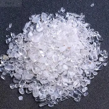 Naravni Beli Kristalni Gramoz Quartz Crystal Rock Žetonov Naravnih Quartz Crystal 100 g